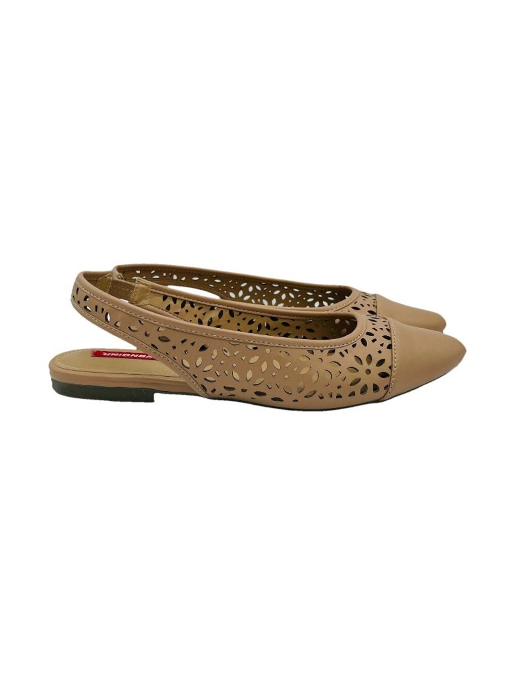 Unionbay Shoe Womens Size 9 M Beige Slip On Slingback Sandals Perforated Comfort